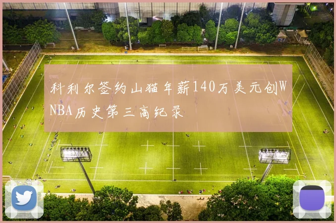 科利尔签约山猫年薪140万美元创WNBA历史第三高纪录